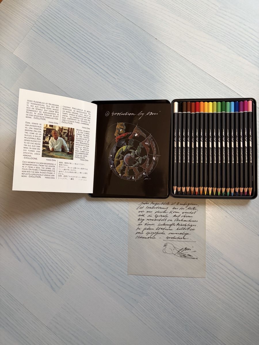Caran D'Ache Bleistifte, Farbstifte & Kreide: Crayons de couleur NEUF Hans Erni – Neu und originalverpackt aus Les Reussilles von Catherine16