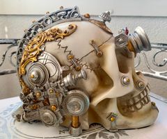 Deko Skull Steampunk