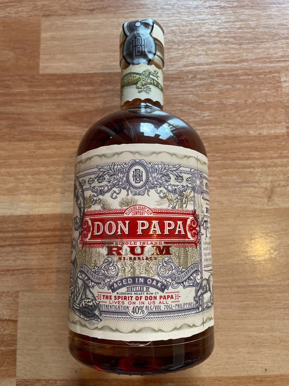 Don Papa Bevande alcoliche: Don Papa Rum 40% 70cl – Nuovo e nell'imballaggio originale da St.Gallen venduto da maierm01