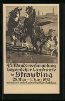 Ganzsache Bayern PP15C174: Straubing, 45