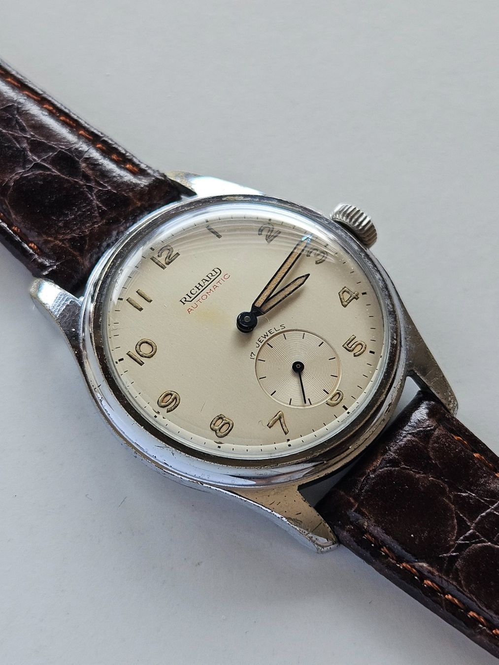 Orologi: 414 Richard Automatic Dezentral Hammerautomat – Usato da Berikon venduto da mmm21 1