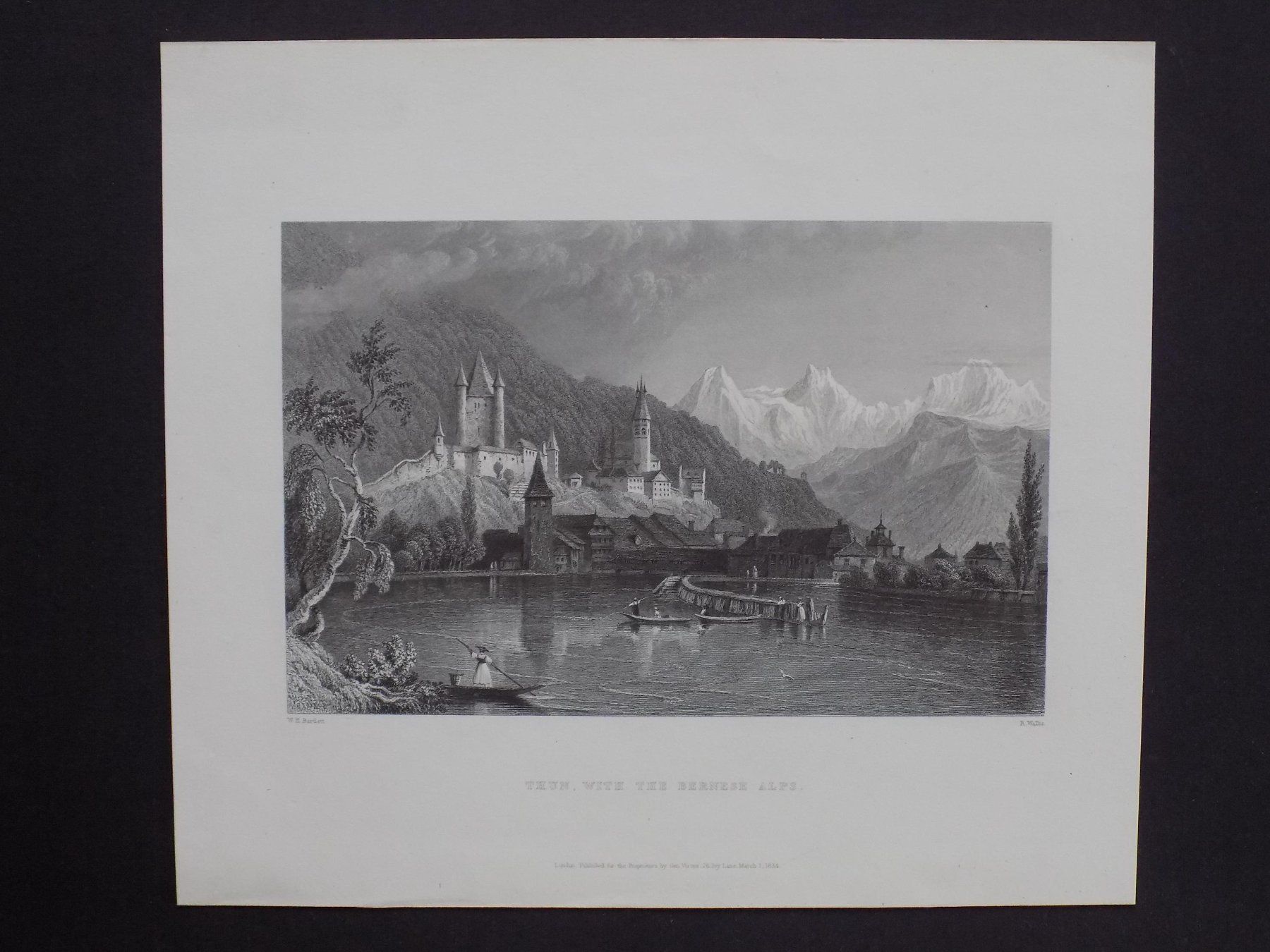 Gravures: Thun von Bartlett – D'occasion à Risch par Rischli15