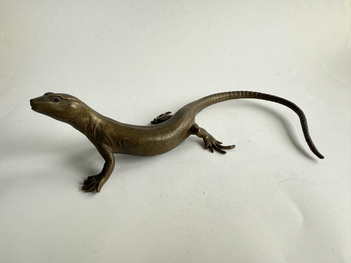 Statuette: Bronze Eidechse 20cm Wiener Bronze – Usato da Zürich venduto da Geniuss 1