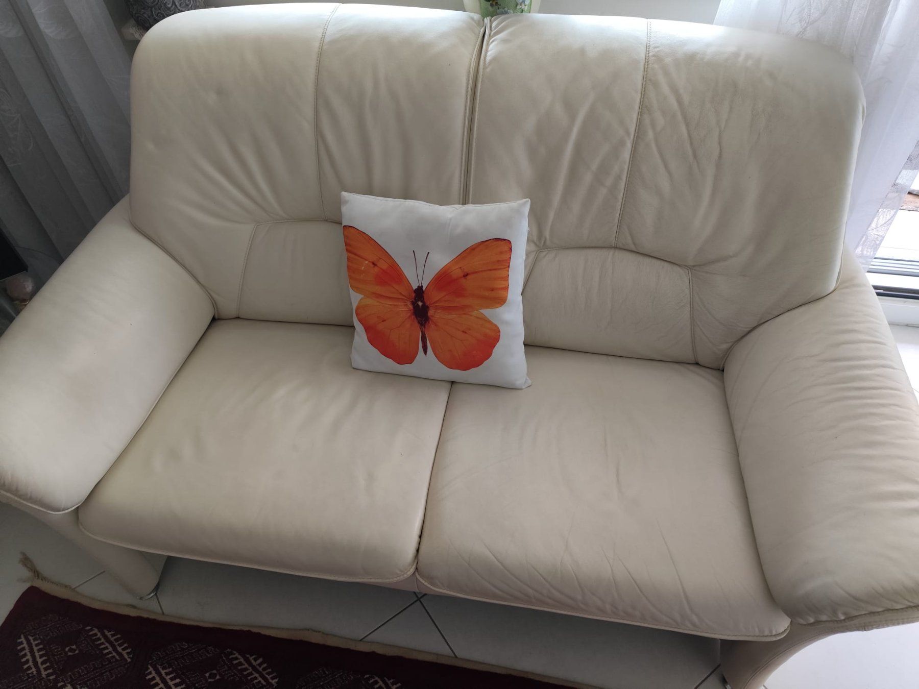 Sofas: Echtledersofas 3-Sitzer + 2-Sitzer zu verkaufen – Gebraucht aus Bremgarten AG von LucaInve
