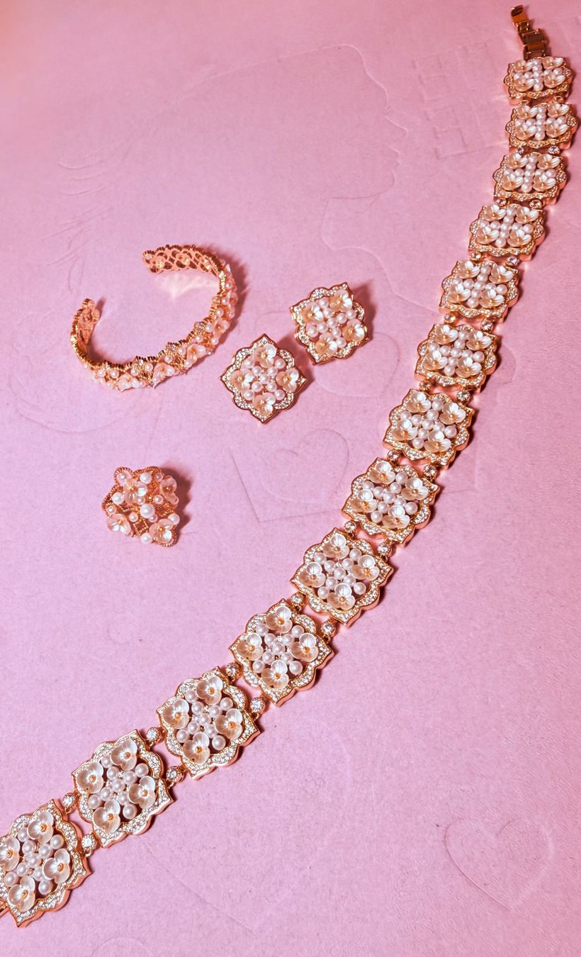 Altri gioielli: Parure Fleur de perle – Nuovo e nell'imballaggio originale da St-Maurice venduto da Sandrinette123 8
