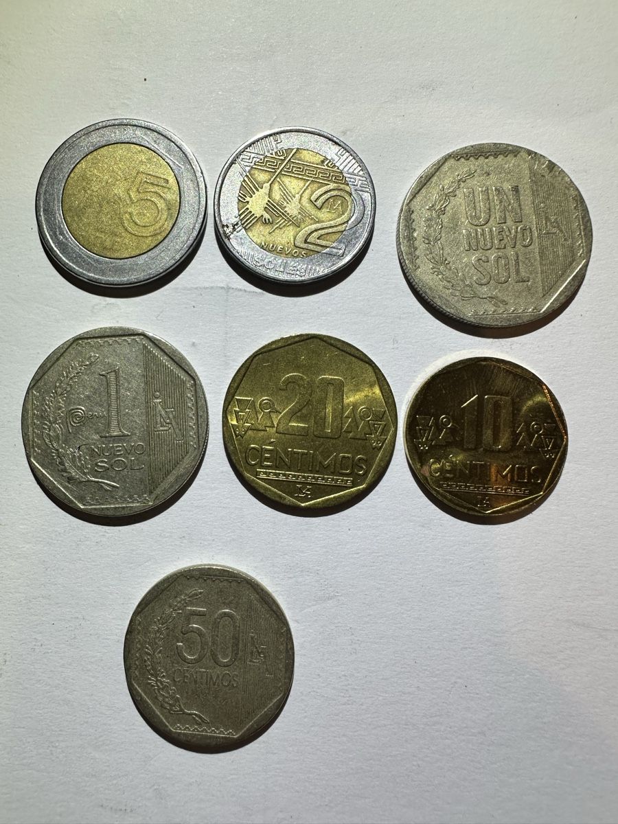 Tutti le monete: Set de 7 pièces Pérou 1995-2016 état d'usage – Usato da St-Maurice venduto da Gigione01 1