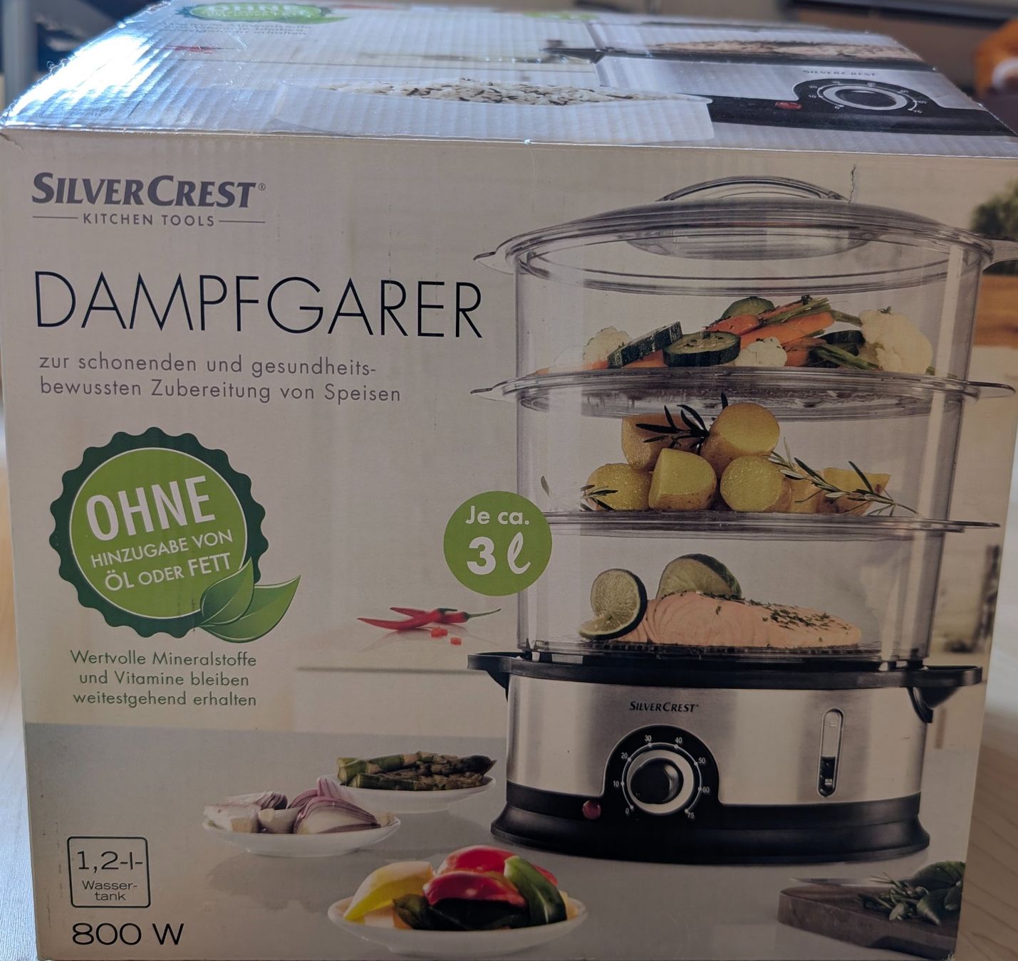 Küchengeräte: SilverCrest Dampfgarer – Gebraucht aus Visperterminen von paegger1987