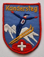 Kandersteg Stoff Wappen Aufnäher Badge St.Gallen Stickerei