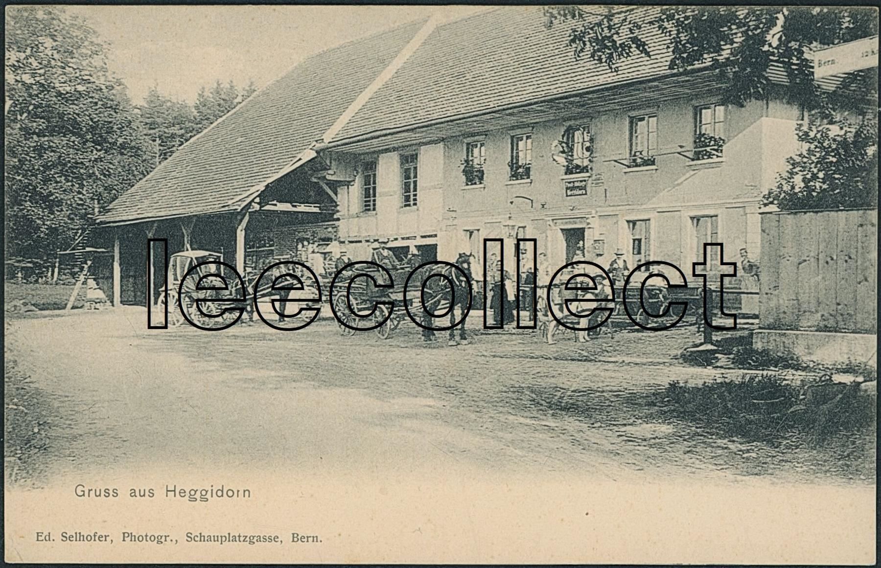 Cartoline postali: BE Heggidorn - Post - Postkutsche – Usato da Schindellegi venduto da leecollect