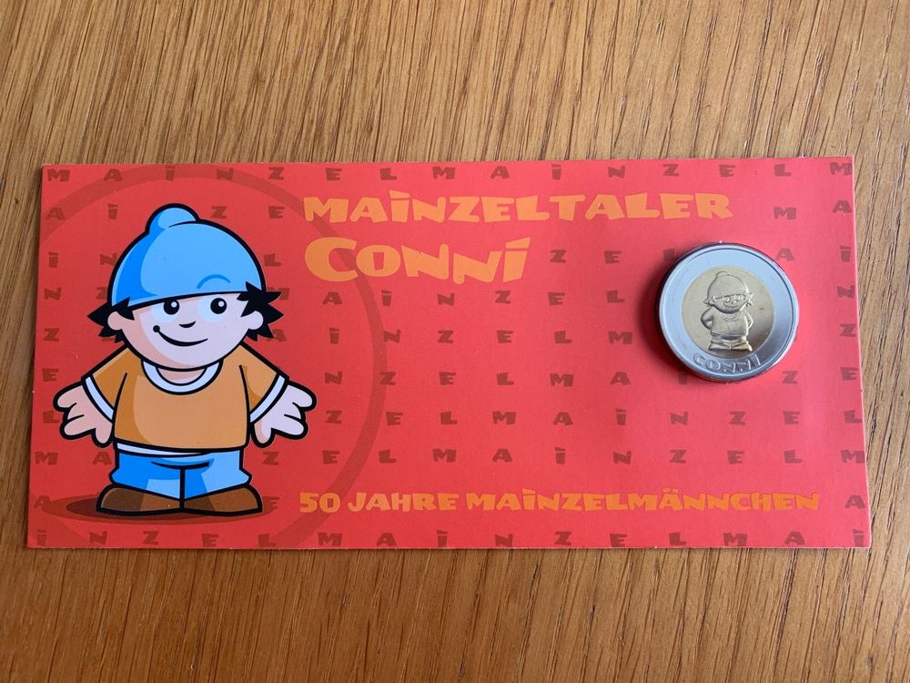 50 Jahre Mainzelmännchen Mainzeltaler / Medaille Conni (Neu und ...