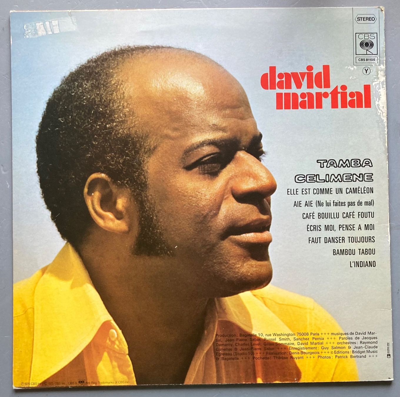 Schallplatten: DAVID MARTIAL - TAMBA – Gebraucht aus Poliez-Pittet von Newtown-Records 1