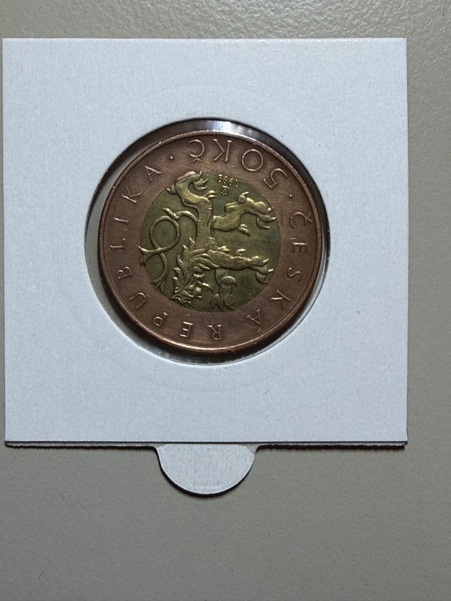 Tutti le monete: République Tchèque - 50 couronnes - 1993 – Usato da Payerne venduto da Mike1682 1