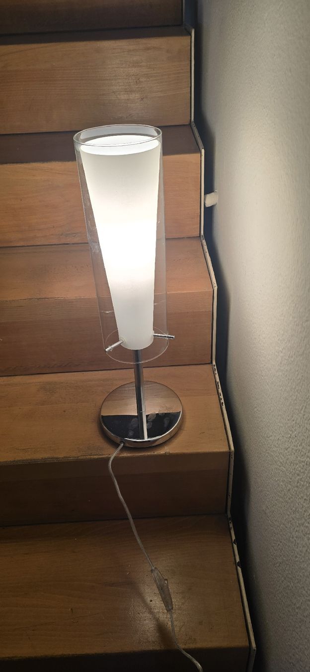 Eglo Lampes: Eglo PINTO Tischleuchte Chrom – D'occasion à Basel par Jcva 5