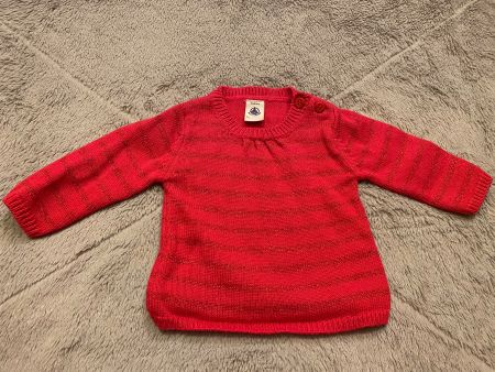 Petit Bateau Gr 62 Pullover Strickpullover Baby pink