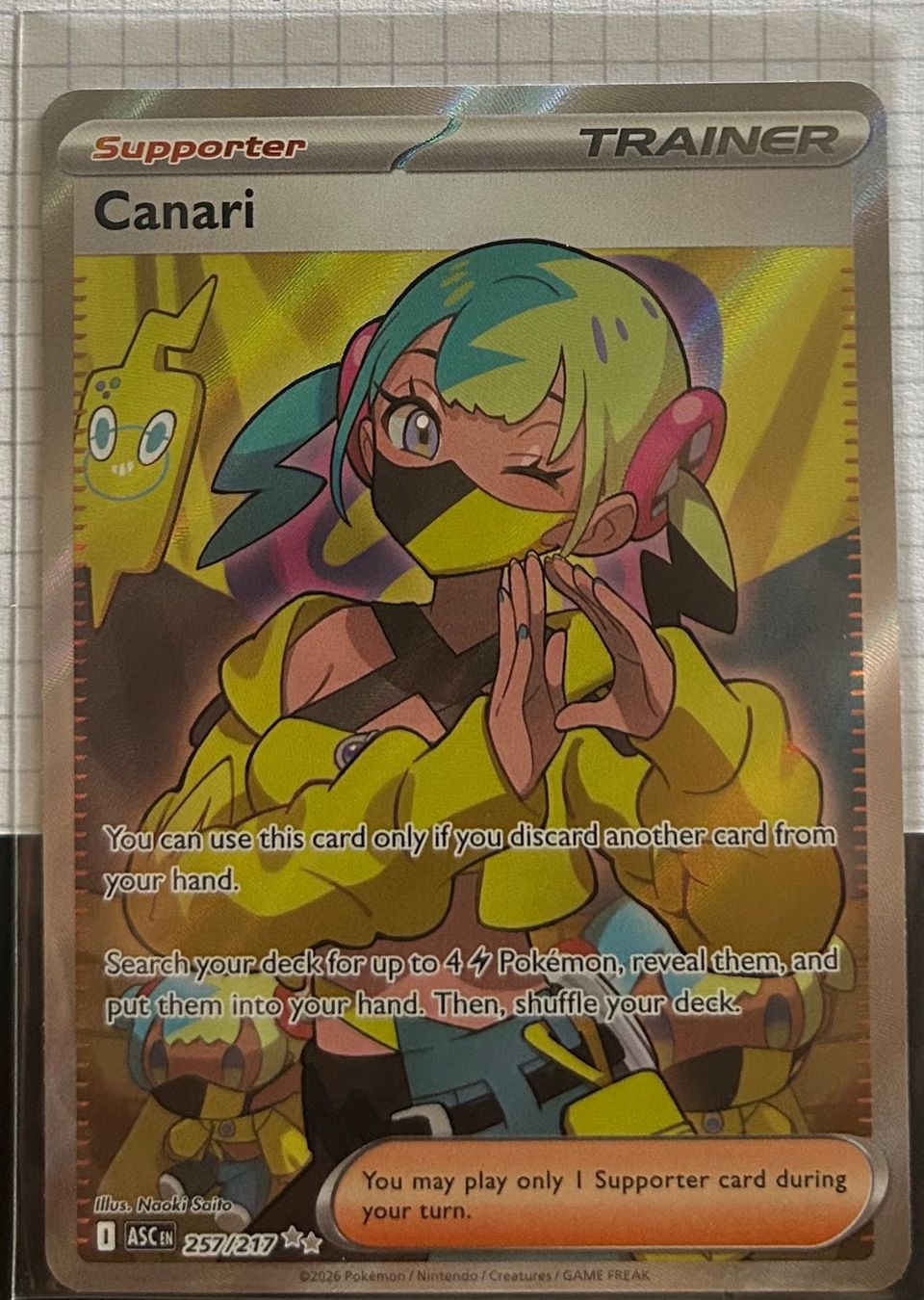 Pokémon Sammelbilder & Trading cards: ENG - Canari #257 - Ascended Heroes – Neu (gemäss Beschreibung) aus Zürich von bli_yl5l