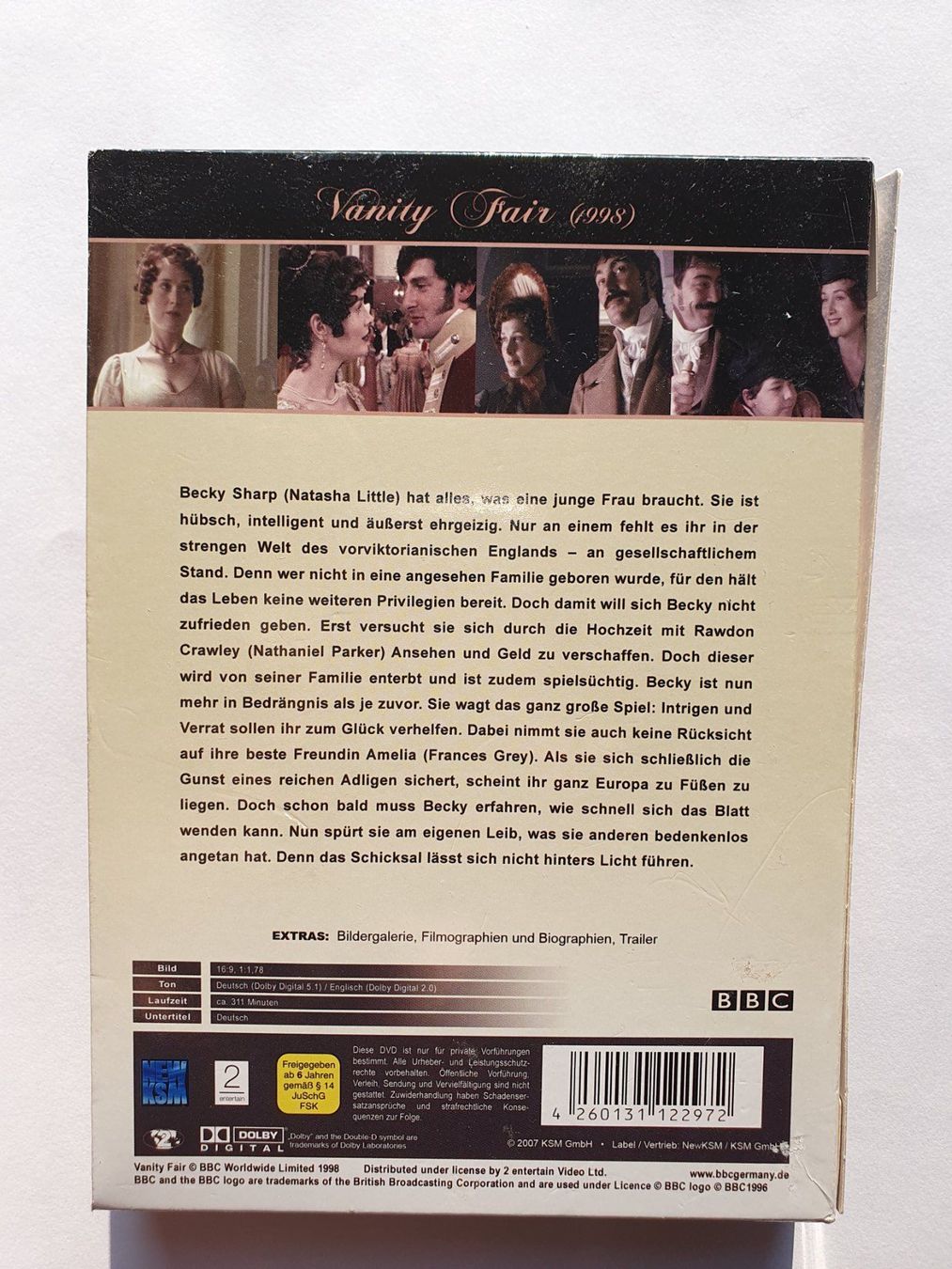 Tutti i DVDs: Vanity Fair - Jahrmarkt der Eitelkeiten - 3 DVDs - BBC – Usato da St. Margarethen TG venduto da Schachmatt 1