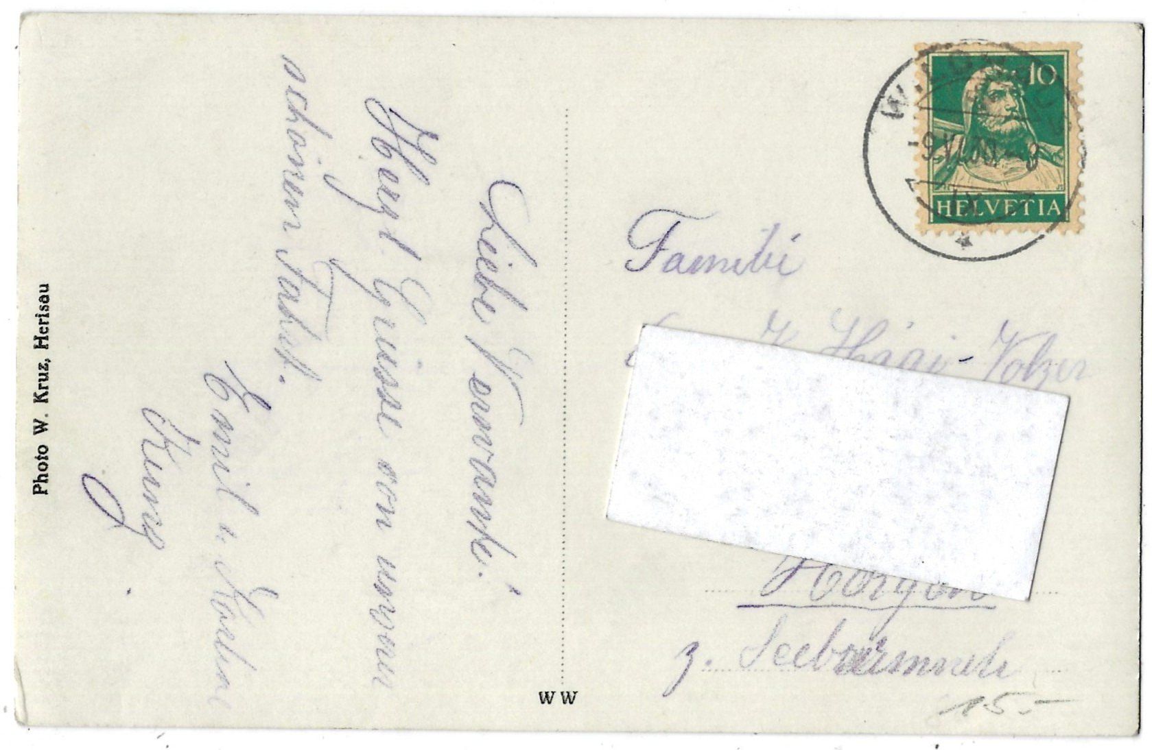 Cartoline postali: 1066 Kurhaus  Acker  Wildhaus – Usato da Bütschwil venduto da Jackson1A 1