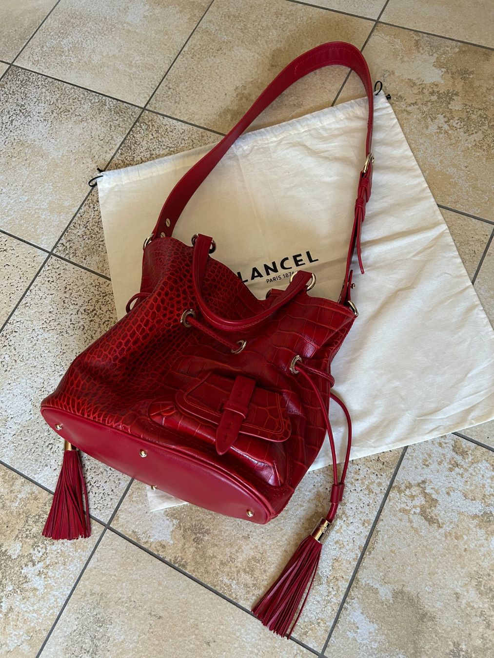 Lancel Taschen für Damen: Lancel Premier Flirt croco – Gebraucht aus Porrentruy von Craps1 9