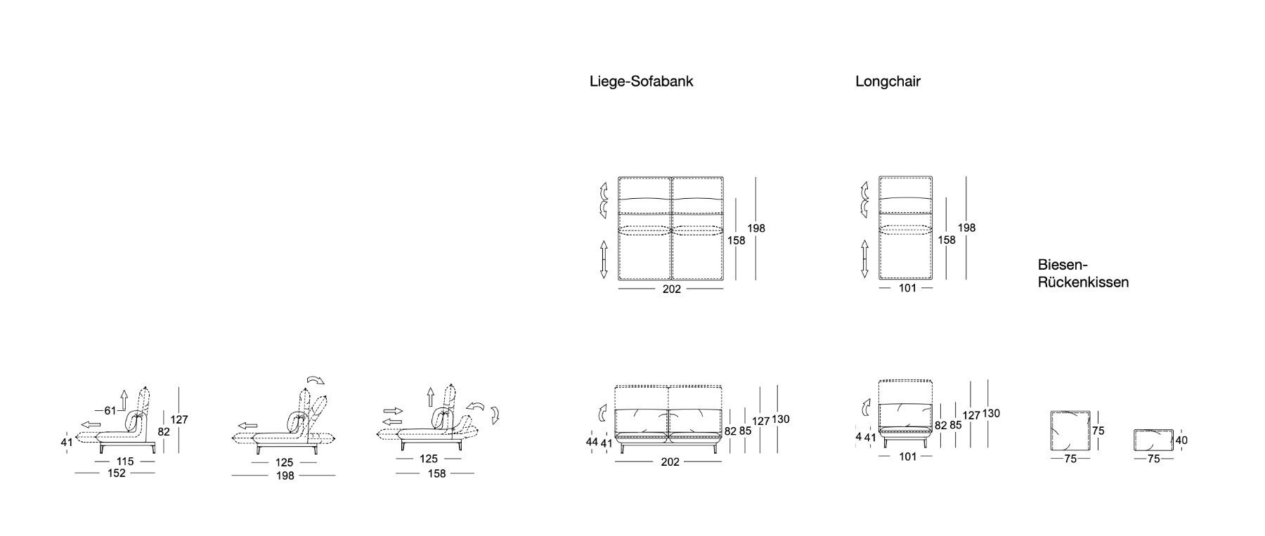 Rolf Benz Sofas: Rolf Benz Designklassiker - Bettsofa – Gebraucht aus Winterthur von Fengler 7