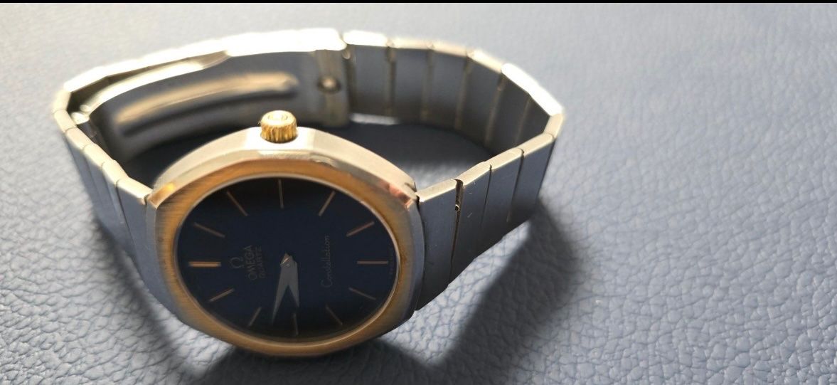Omega Orologi: Omega Constellation Quartz Vintage Acier Or – Usato da Lausanne venduto da arm_7t8p 3