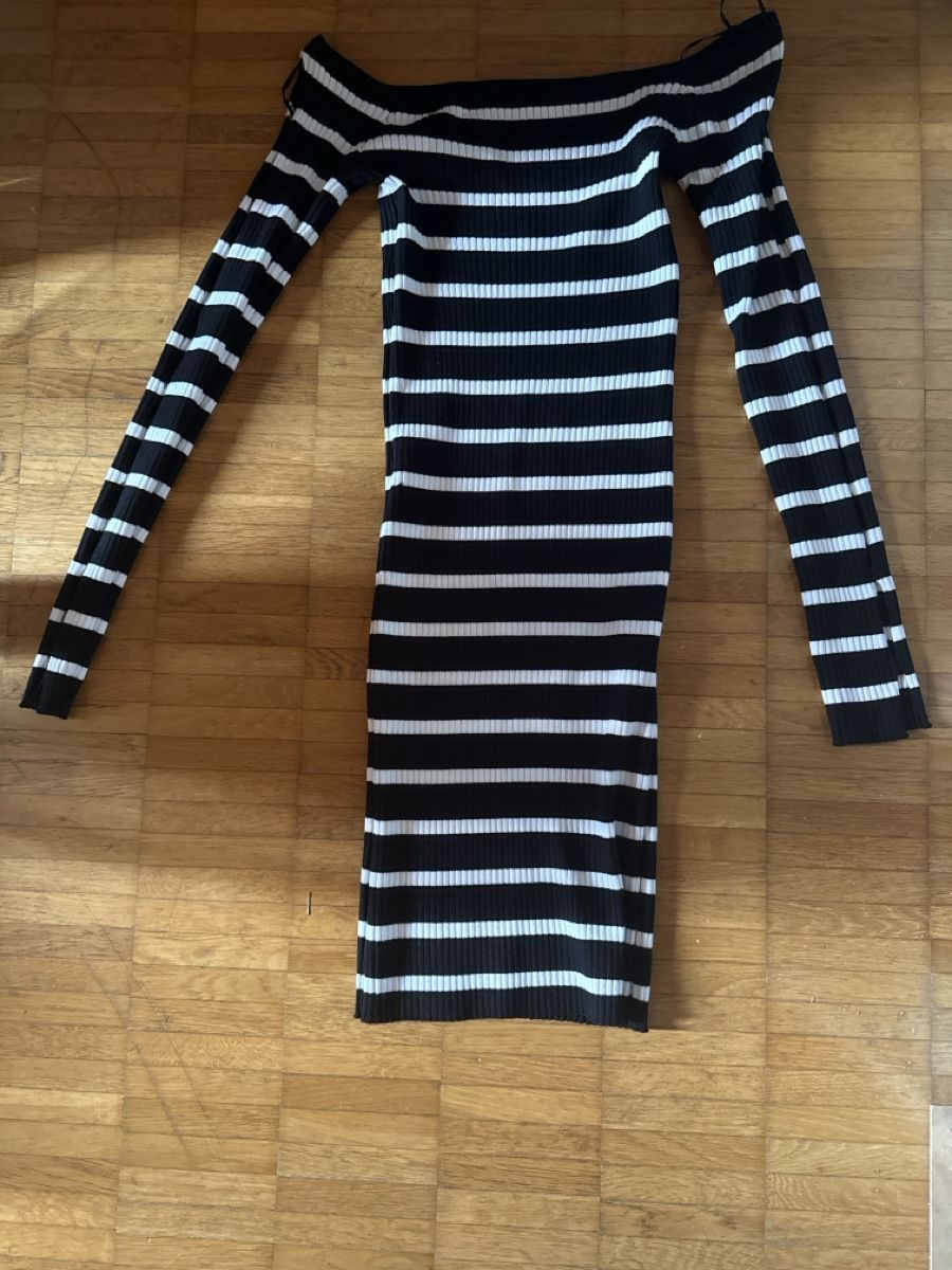 Tally Weijl Kleider & Röcke: Schwarz-weiss gestreiftes Kleid  – Neu und originalverpackt aus Zofingen von gabrielagc