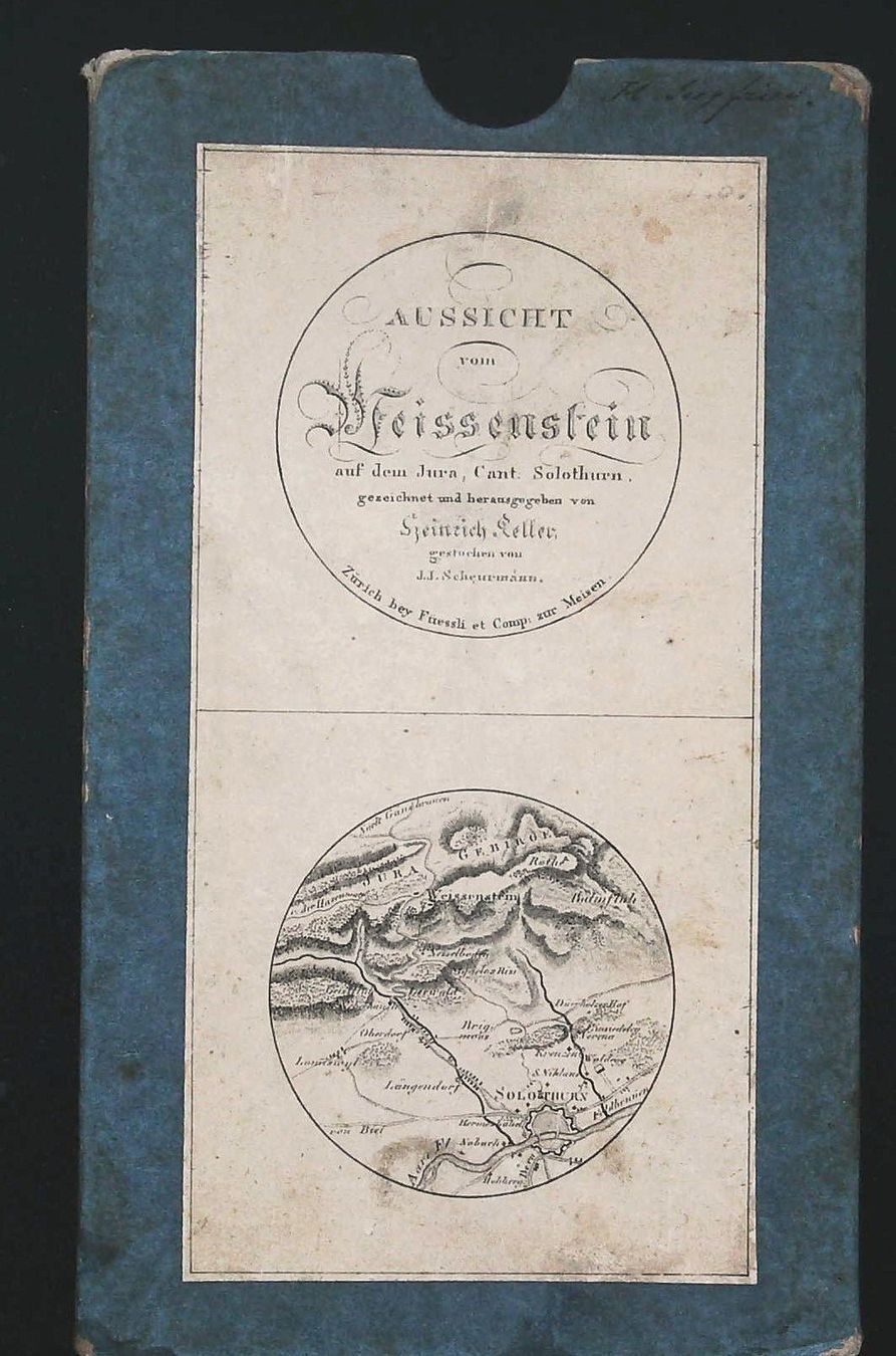 Cartes géographiques & atlas: Weissenstein Panorama von Keller 1817 – D'occasion à Rafz par Helvet32