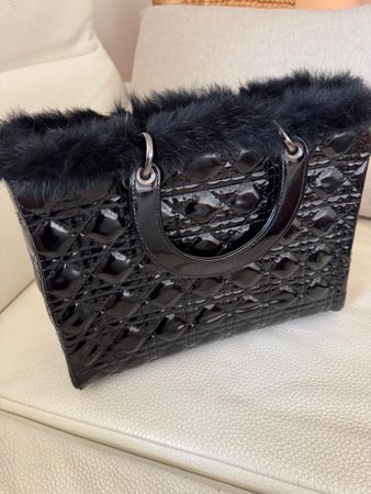 Damen Lack Tasche 
