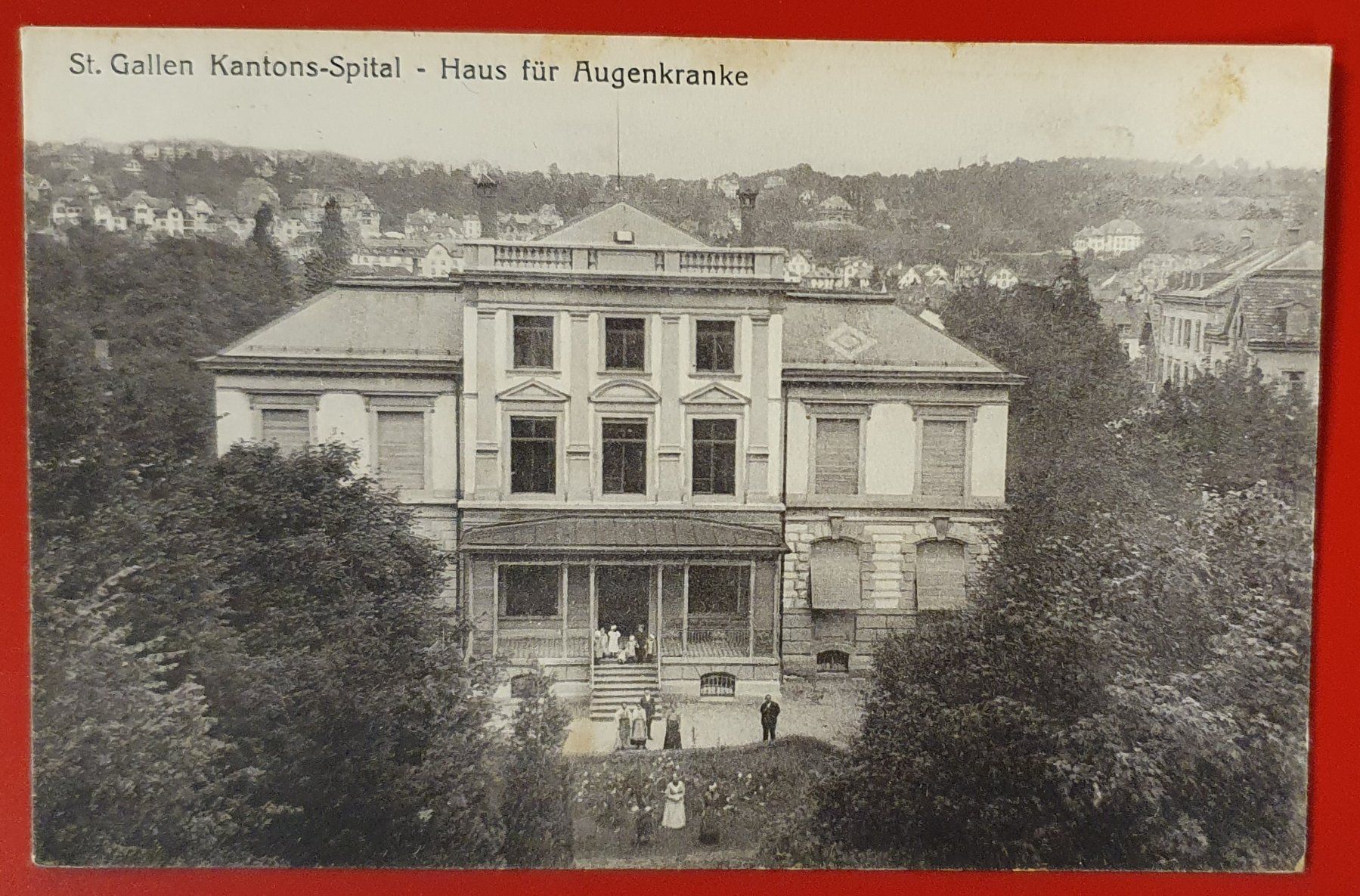Ansichtskarten: St.Gallen 1921 - Kantonsspital – Gebraucht aus Kreuzlingen von Rschweiz1