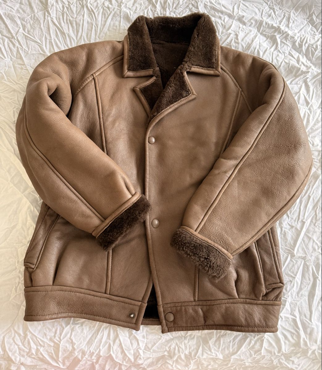 Vestes: Veste Shearling en cuir véritable  – D'occasion à Genève par dia_fyt8 5