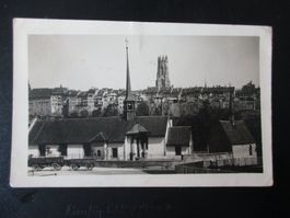 FREIBURG / Kathedrale / Alte Wagen / 1926 / Ansichtskarte