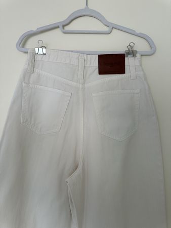 Lamarel Straight Leg Jeans Weiss Gr. M
