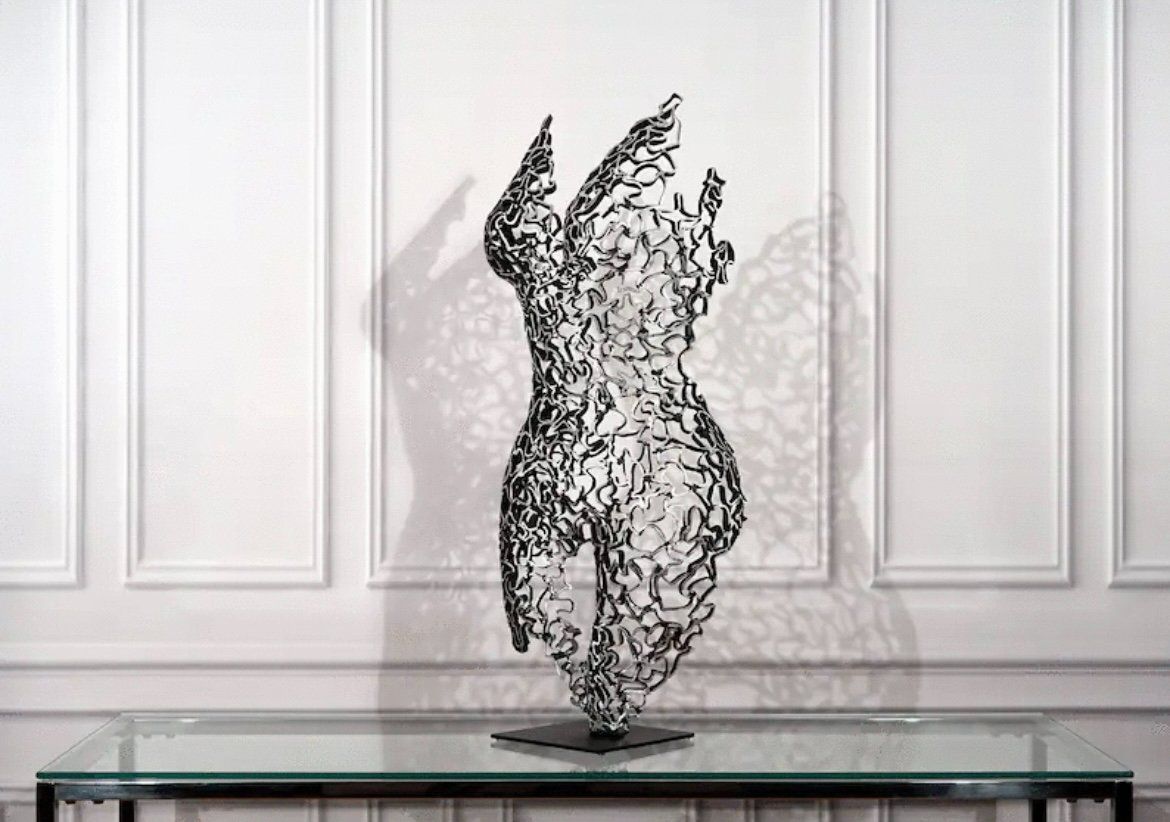 Sculture & Statue: Weibliche Büste - Metallskulptur - Handarbeit – Nuovo (secondo la descrizione) da Ponte Tresa venduto da 11GalleriaAlterEgo11 4