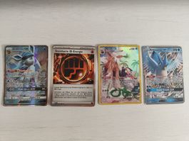 4x Pokémon Special Pack – Glaceon GX, Articuno GX & Characte