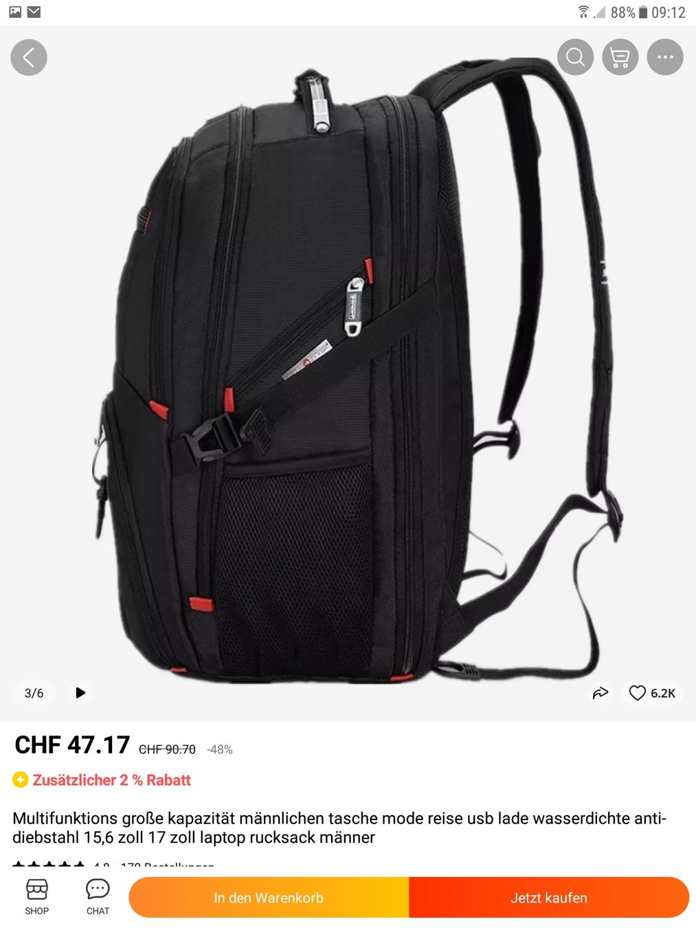 Rucksäcke: Rucksack Wandern/Schule/Ferien 35 L – Neu und originalverpackt aus St.Gallen von Kristal54 4