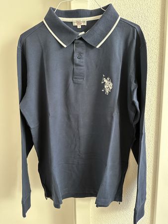 Langarmshirt U.S.S. POLO ASSN Gr. M dunkelblau 