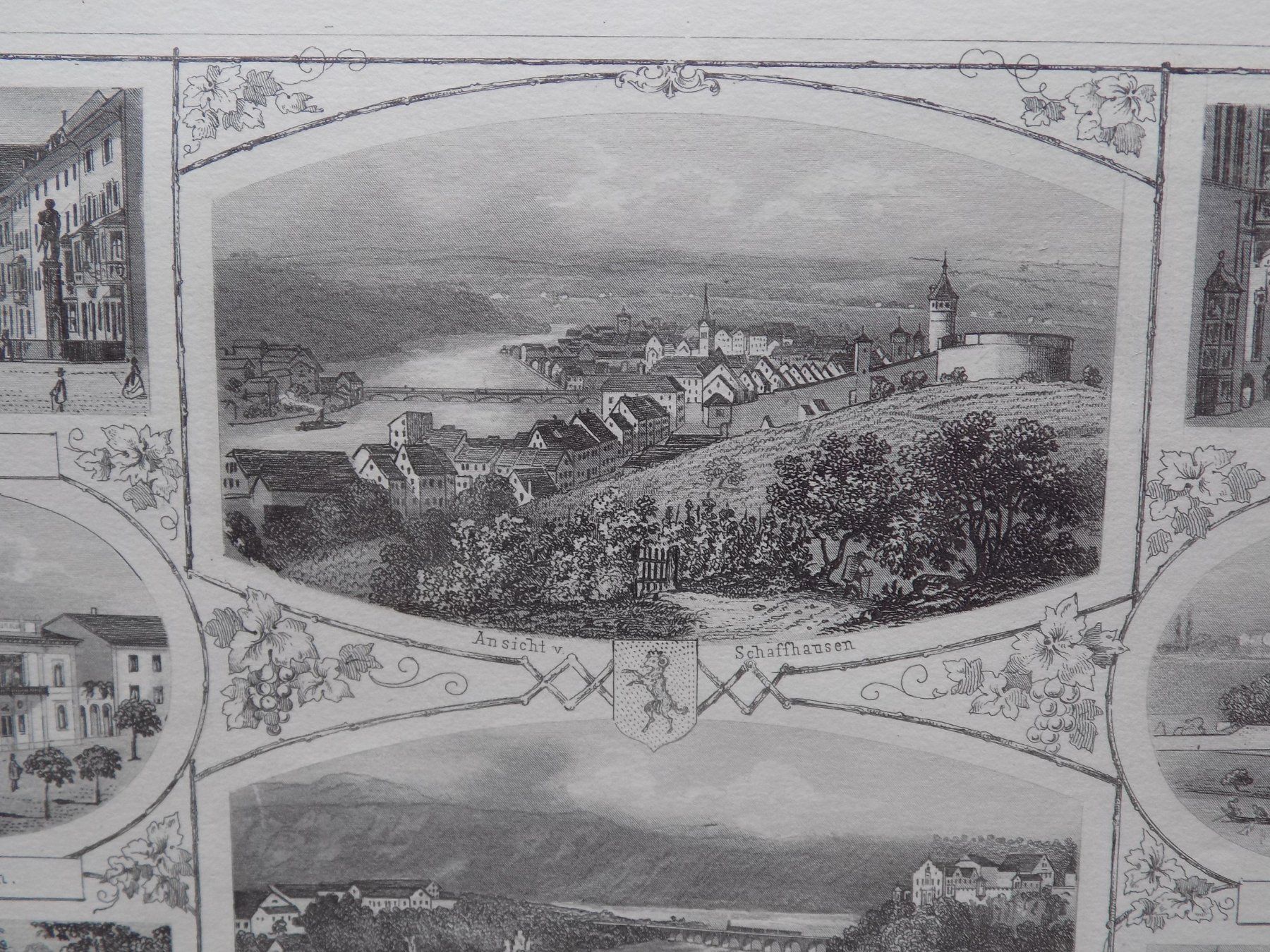 Incisioni: Souvenirblatt Schaffhausen – Usato da Risch venduto da Antikfee 2