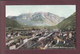 BELLINZONA - Ferrovia - 1912
