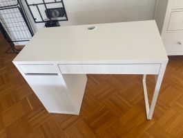 MICKE Schreibtisch, weiß, 105x50 cm