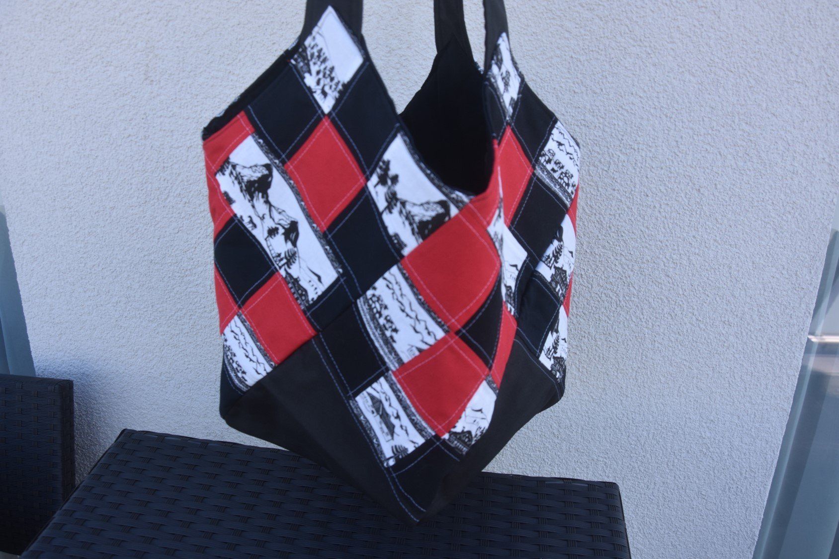 Borse: Shopper- oder Bade-Tasche mit Matterhornmotiv mit Täschchen – Nuovo (secondo la descrizione) da St. Gallen venduto da Elmarotto 4