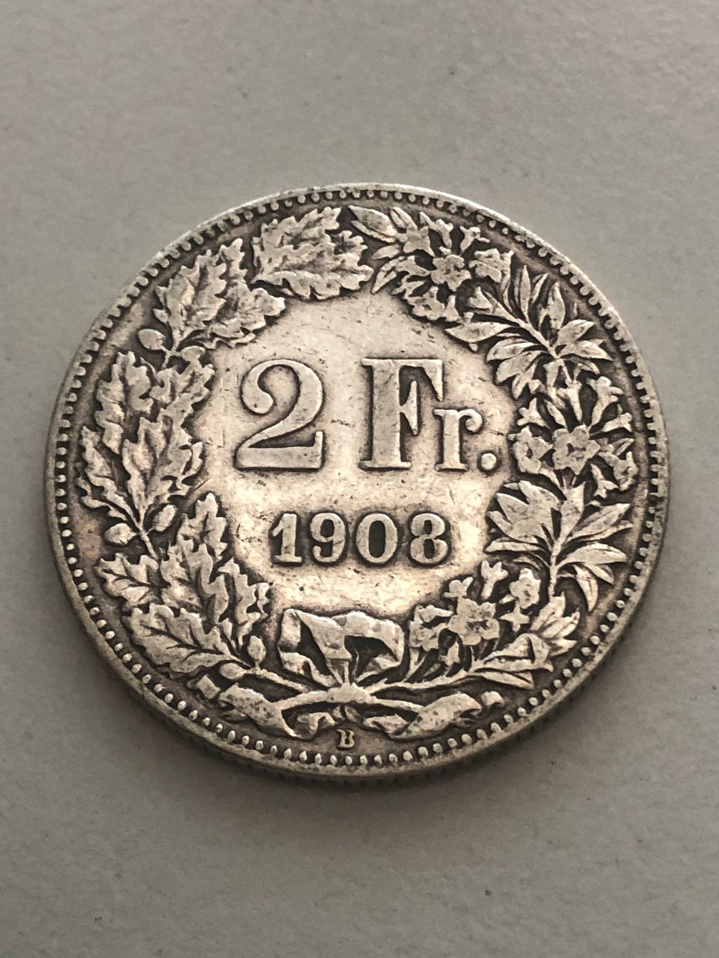 Toutes les monnaies: 2 Fr. 1908 – D'occasion à Schötz par Odpa