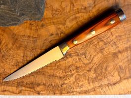 3x JAPAN🔴PETTY STEAK Messer Set 115mm Handmade HIT