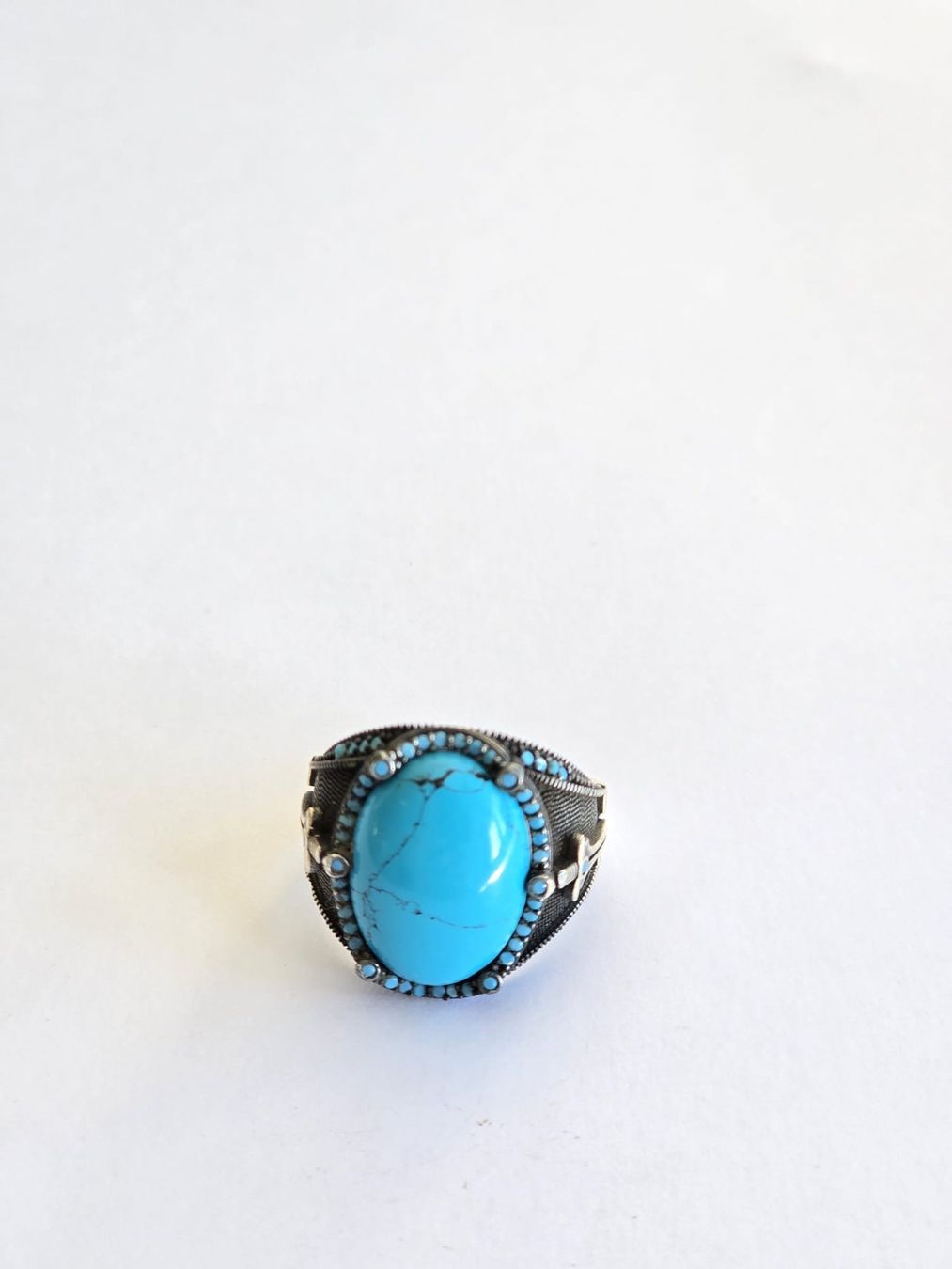 Bagues: Bague en argent, Turquoise, taille 62 – Neuf avec emballage d'origine à Neuchâtel par NIDAVELIR 2