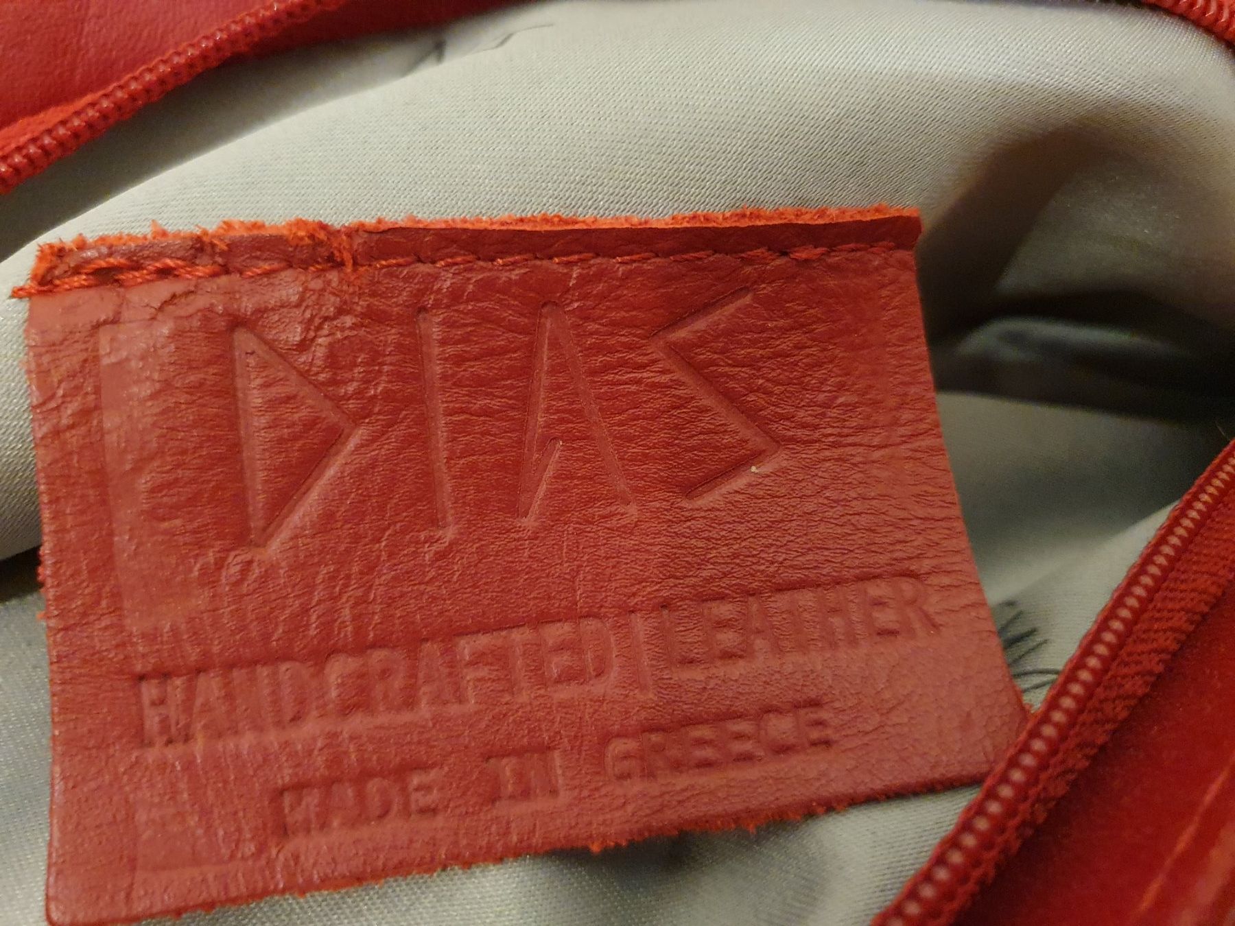 Zaini: Leder Rucksack rot – Usato da Heinrichswil venduto da sabi2809 5