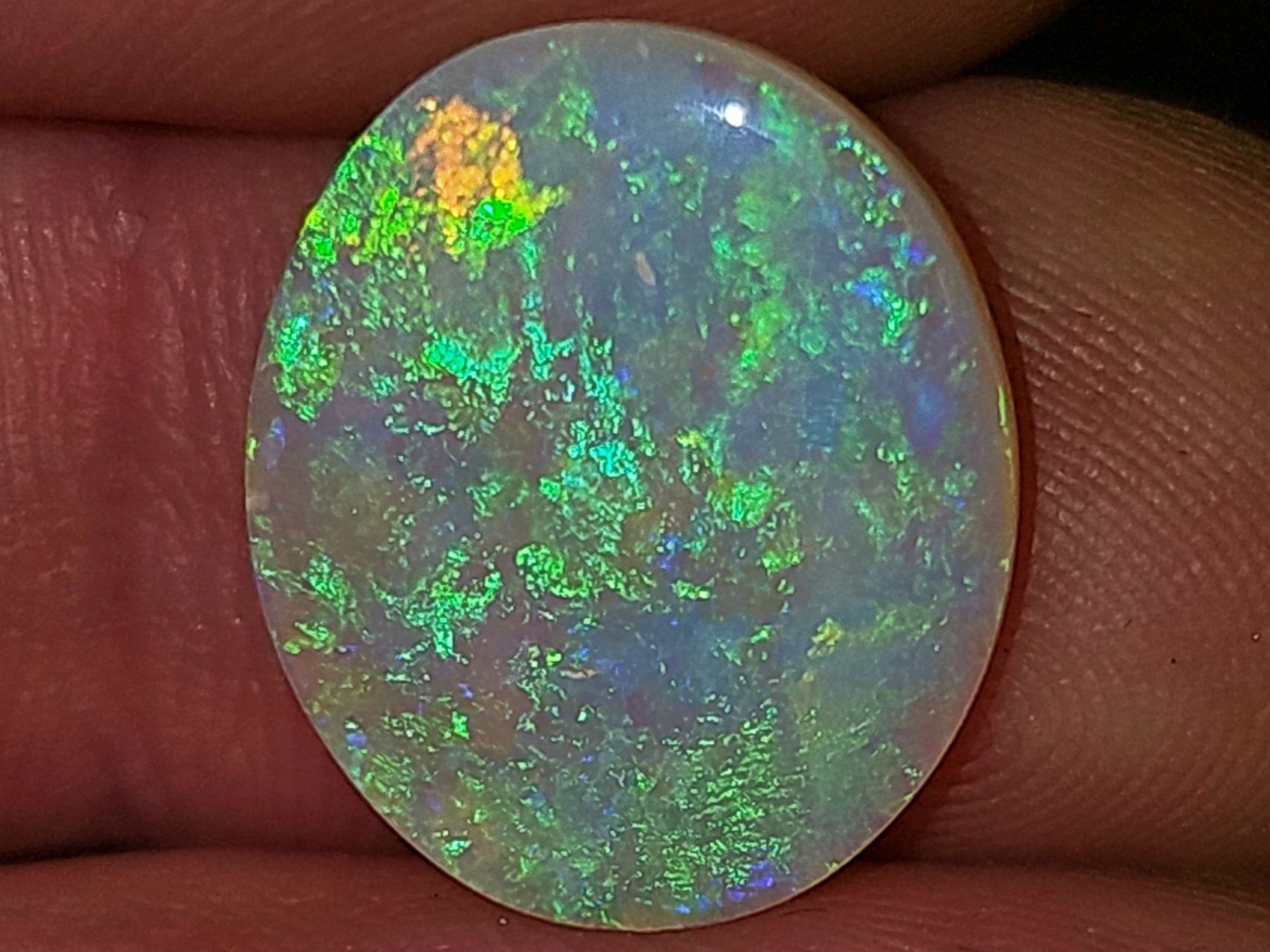 Pietre preziose: 5.5ct Australischer Flashfire Kristall Opal – Nuovo e nell'imballaggio originale da Uerkheim venduto da Winwinner 4