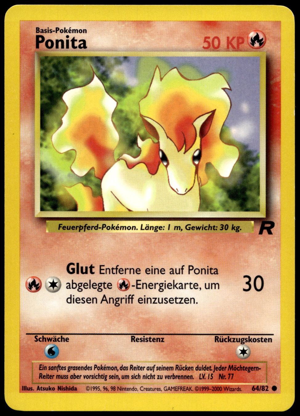 Pokémon Carte collezionabili: Ponita 64/82 Pokémon Team Rocket – Usato da Uster venduto da Madame_Cards