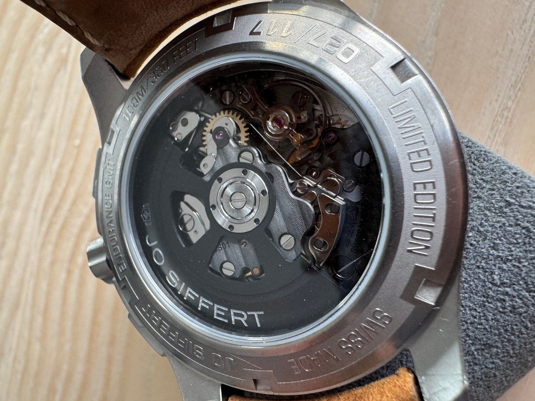 Orologi: Jo Siffert Chronograph endurance GMT Edition limitée – Usato da Vuadens venduto da 0vomaltine 6