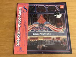 Styx Paradise Theater Lp Japan etched