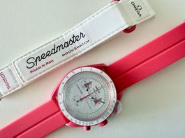 OMEGA x SWATCH Mission to Mars "All Red", NO box & papers