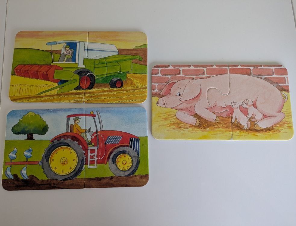 Ravensburger Puzzle: My first puzzles 9x2 Bauernhof von Ravensburger – Usato da Wettingen venduto da Nini54