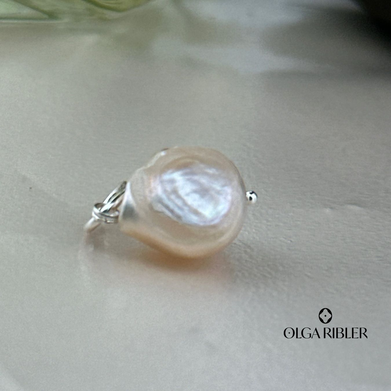 Olga Ribler Anhänger: Sterling Silber Anhänger mit Perle – Neu (gemäss Beschreibung) aus Luzern von Schmuckoutlet 2